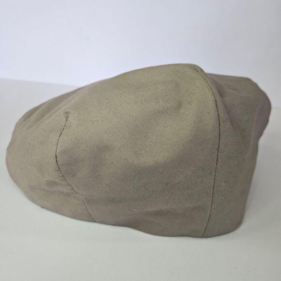 Shandon Headwear Irish Khaki Tan Embroidered Galway Golf Newsboy Jeff Cap Hat 1X - Picture 5 of 10
